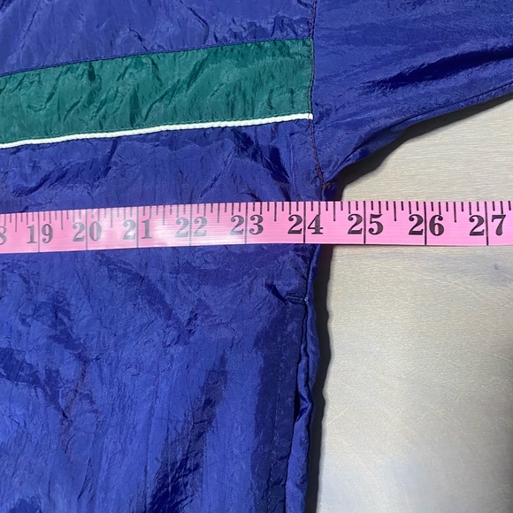 Spalding windbreaker track suit jacket, lined full‎ zip unisex size large - Picture 9 of 10